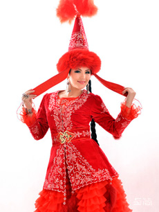 哈萨克族服饰定制